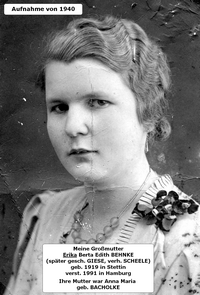 Meine Großmutter Erika Behnke 1940