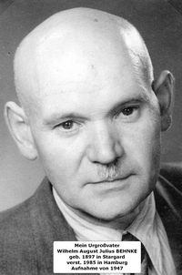 Mein Urgroßvater Wilhelm Behnke 1947