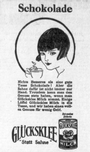 Werbeanzeige Glücksklee, Altonaer Nachrichten, 08.05.1928