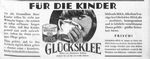 Werbeanzeige Glücksklee, Altonaer Nachrichten, 14.05.1929